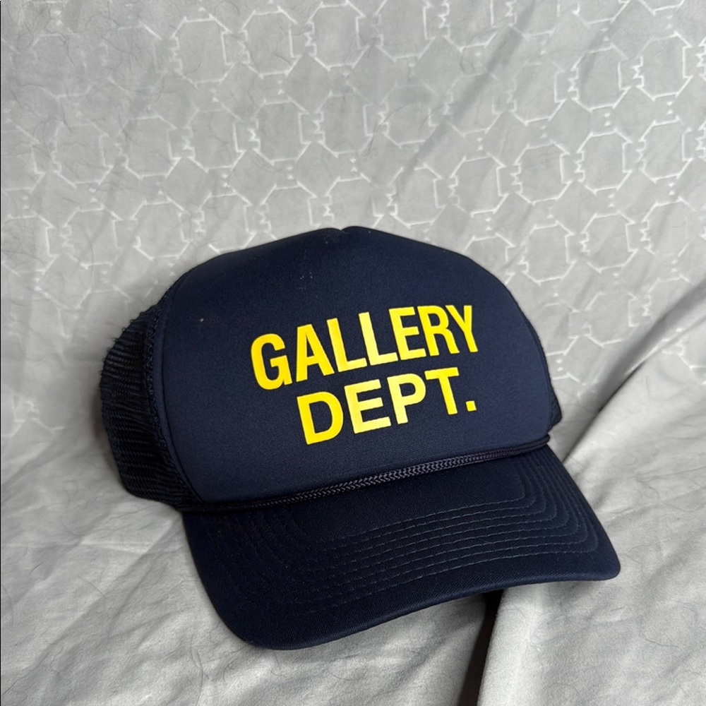 Gallery Dept Navy and Yellow Trucker Hat